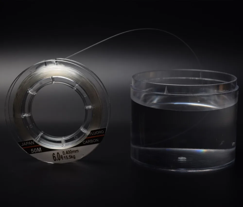 Mavllos 풀 싱크 플루오로카본 낚시 라인 50m 100m 100% 모노필라멘트 잉어 낚시 라인 리더 일본 탄소 섬유 라인