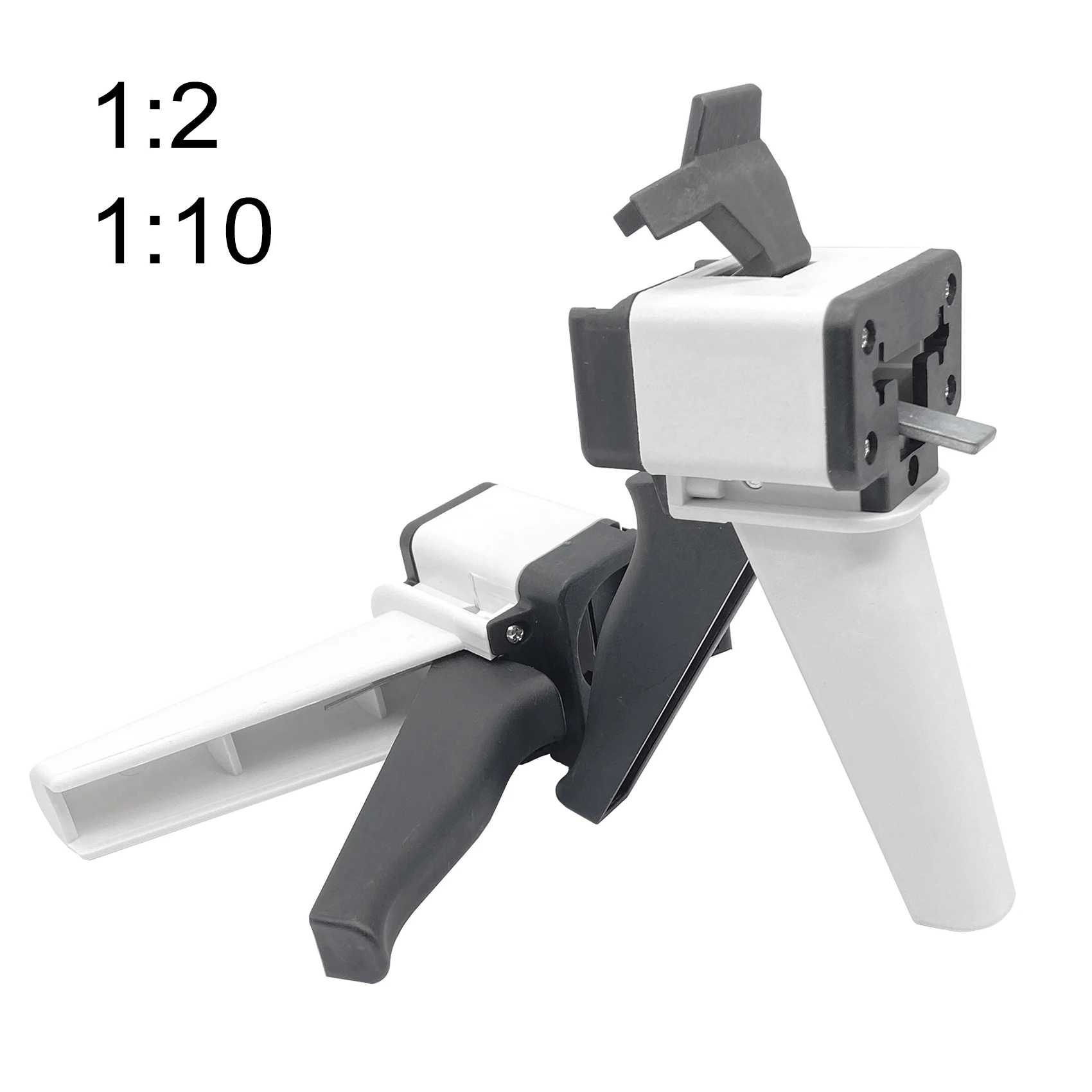 50 개/몫 치과 혼합 팁 인상 재료 실험실 틀니 실험실 컬러 튜브 일회용 실리콘 고무