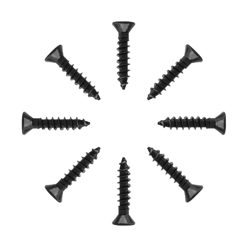 20/50pcs M2 M3 소형 마이크로 탄소강 크로스 필립스 플랫 카운터 싱크 팬 헤드 셀프 태핑 나무 나사 기계 노트북 나사