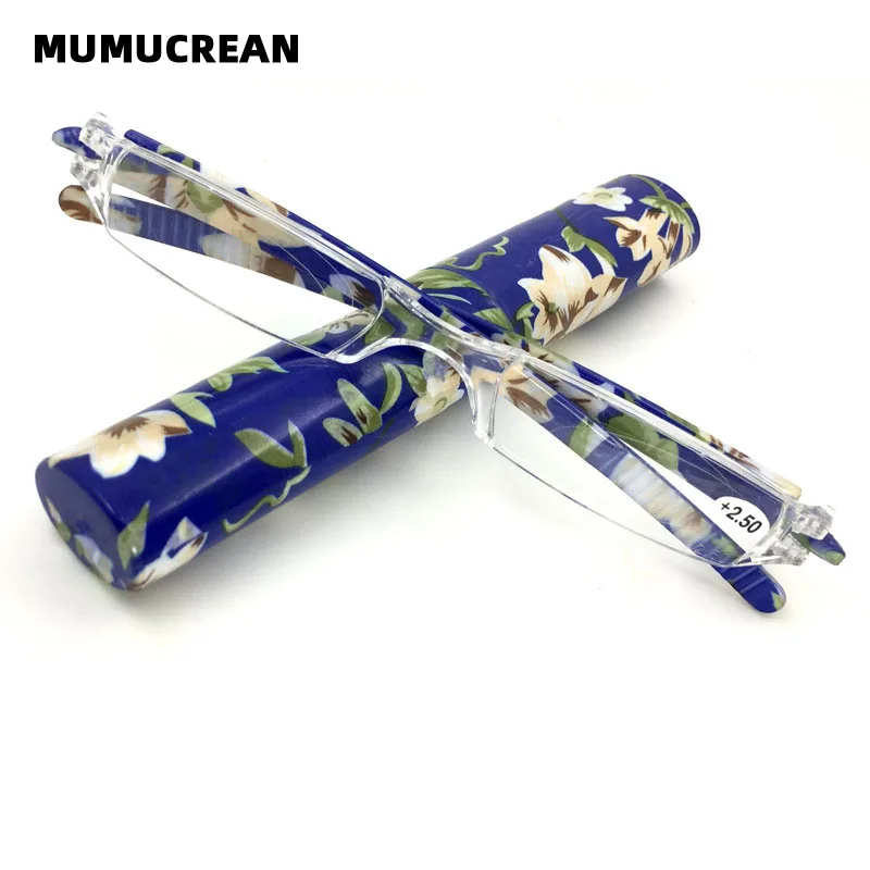 새로운 미니 접이식 독서 안경 여성 남성 + 1.0 ~ 4.0 휴대용 컨테이너 노안 펜 안경 상자 title=새로운 미니 접이식 독서 안경 여성 남성 + 1.0 ~ 4.0 휴대용 컨테이너 노안 펜 안경 상자 