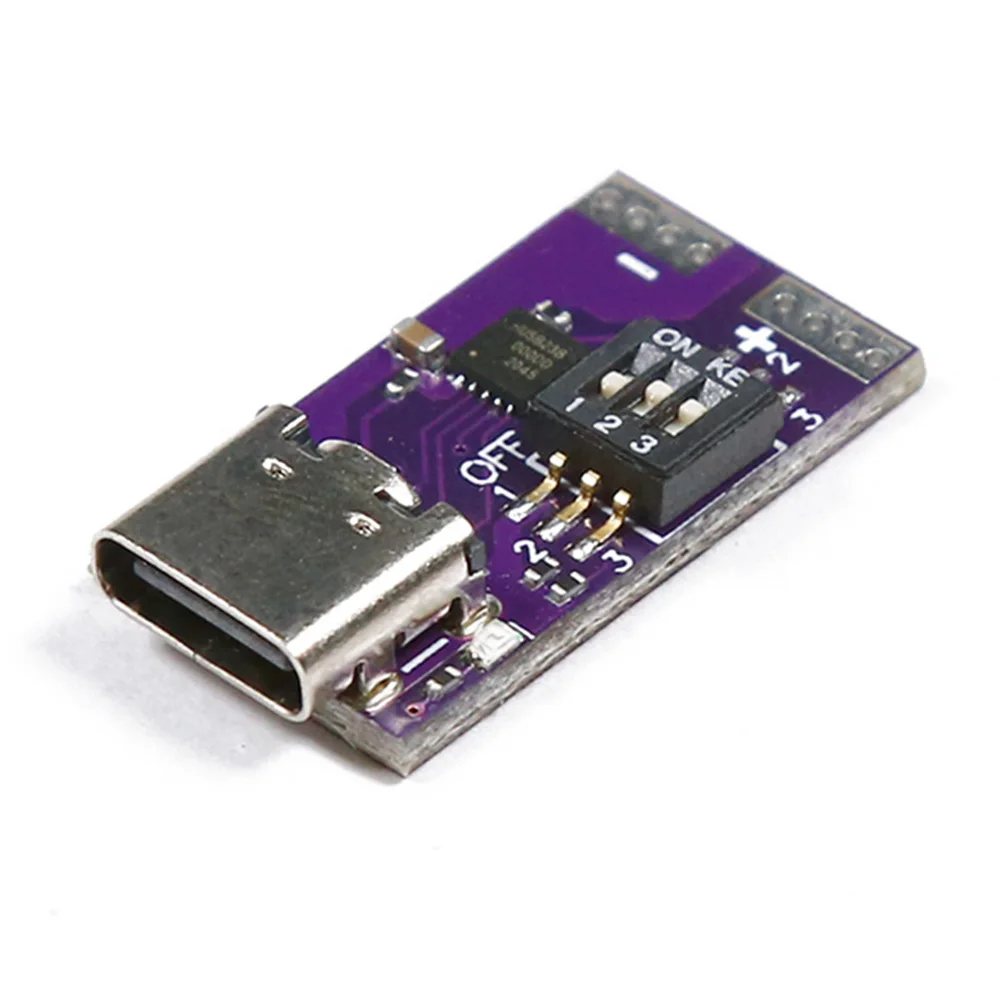 100W Type-C PD 고속 충전기 디코이 보드 DC 노트북 모터 LED 조명용 5V 9V 12V 15V 20V 5A 고정 출력 전원 충전 모듈