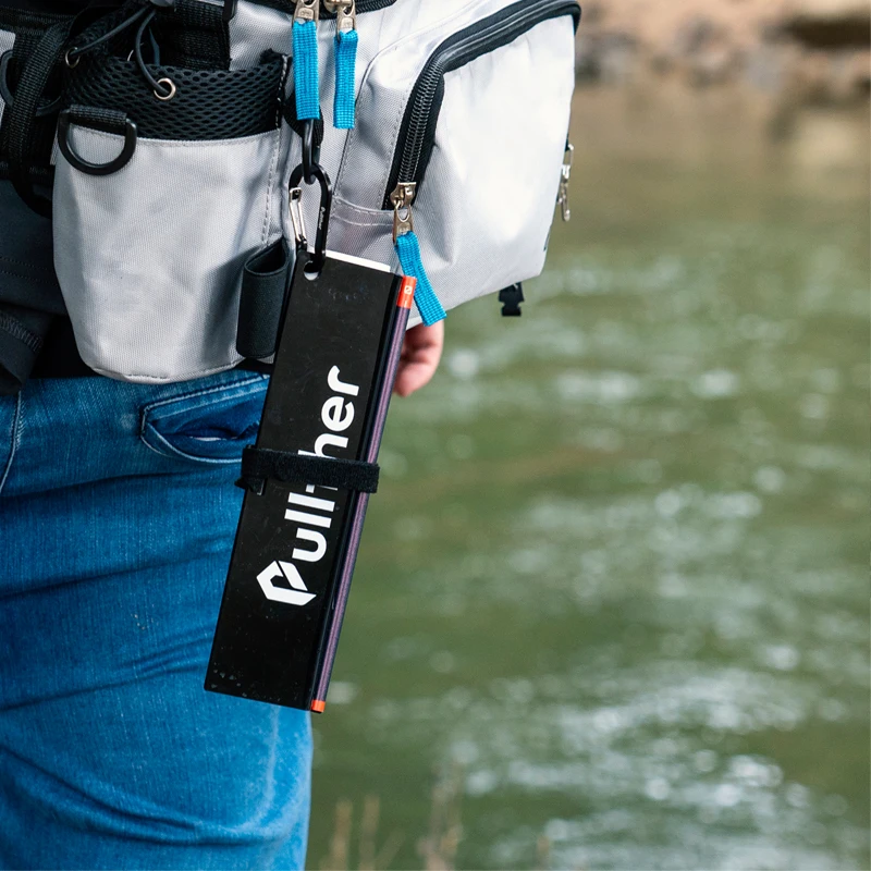 Pullther 방수 물고기 측정 눈금자 135cm/53in 접이식 PVC 낚시 측정 테이프 스티커 낚시 액세서리 태클 도구