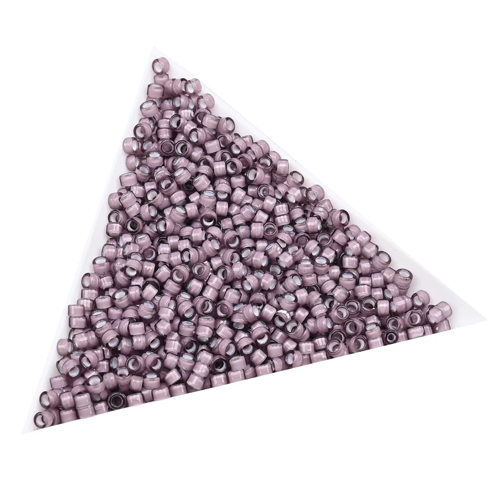 2.5mm 14g 작은 일본 구슬 광택 다채로운 작은 공예 구슬 보석 만들기 목걸이 팔찌 Diy 액세서리
