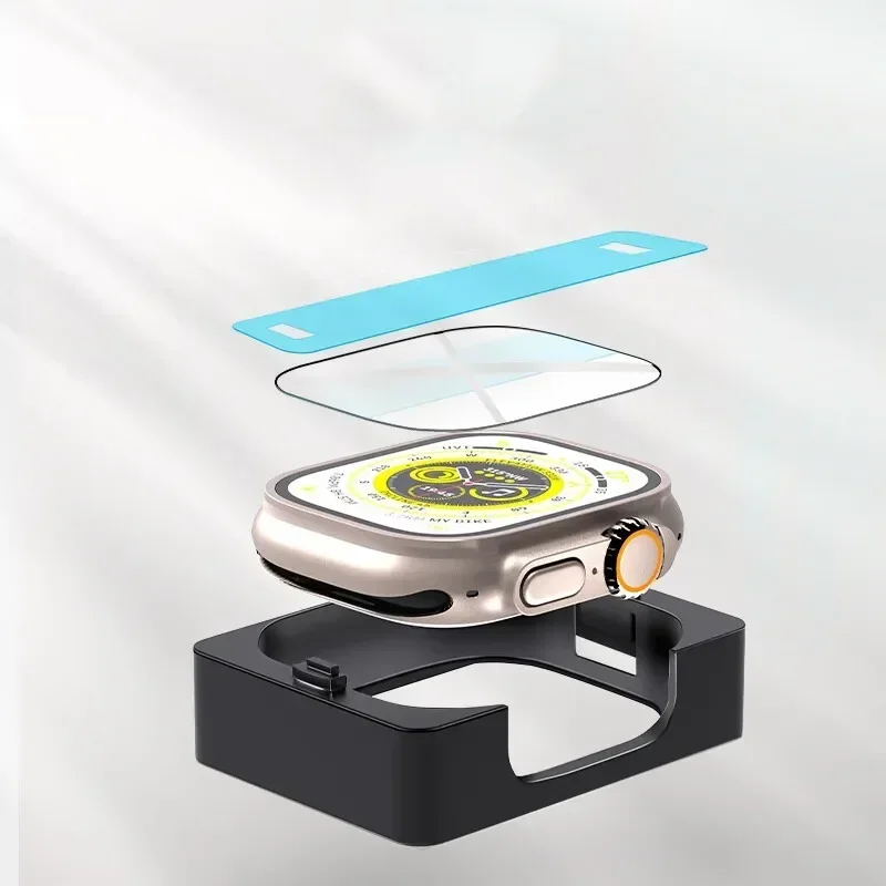 5PCS 세라믹 필름 설치 도구 Apple watch Ultra 9 8 7 49mm 45mm 41mm 화면 보호기 iwatch 10 6 5 46mm 44mm 40mm 42mm