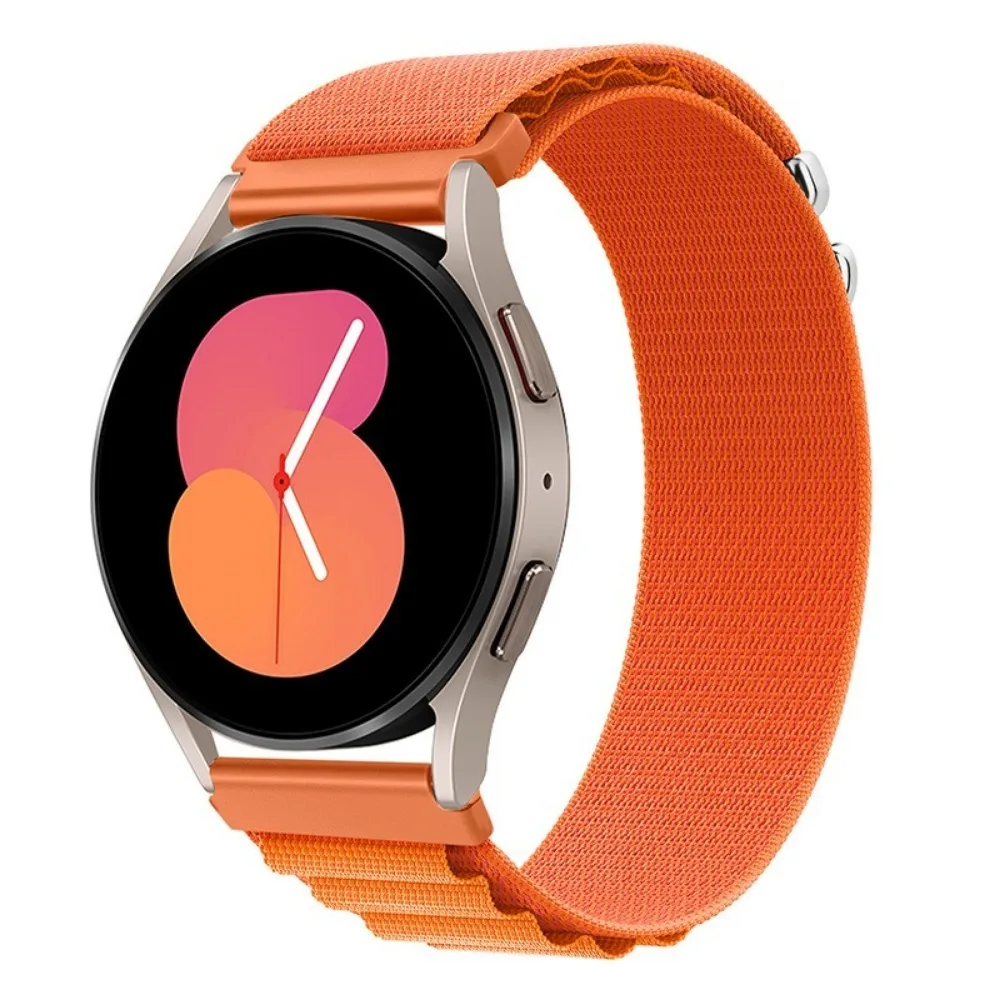 삼성 갤럭시 시계 6/5/4/3/기어 S3용 22mm 20mm 알파인 루프 밴드 화웨이 시계 GT4 GT3 2 Pro/Amazfit GTR 4/GTS용 나일론 스트랩