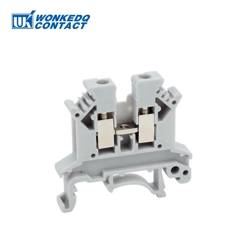 10Pcs 영국 2.5 터미널 블록 UK2.5B 나사 연결 연결 스트립 2.5B 2.5mm² 케이블 전기 Din 레일 와이어 커넥터