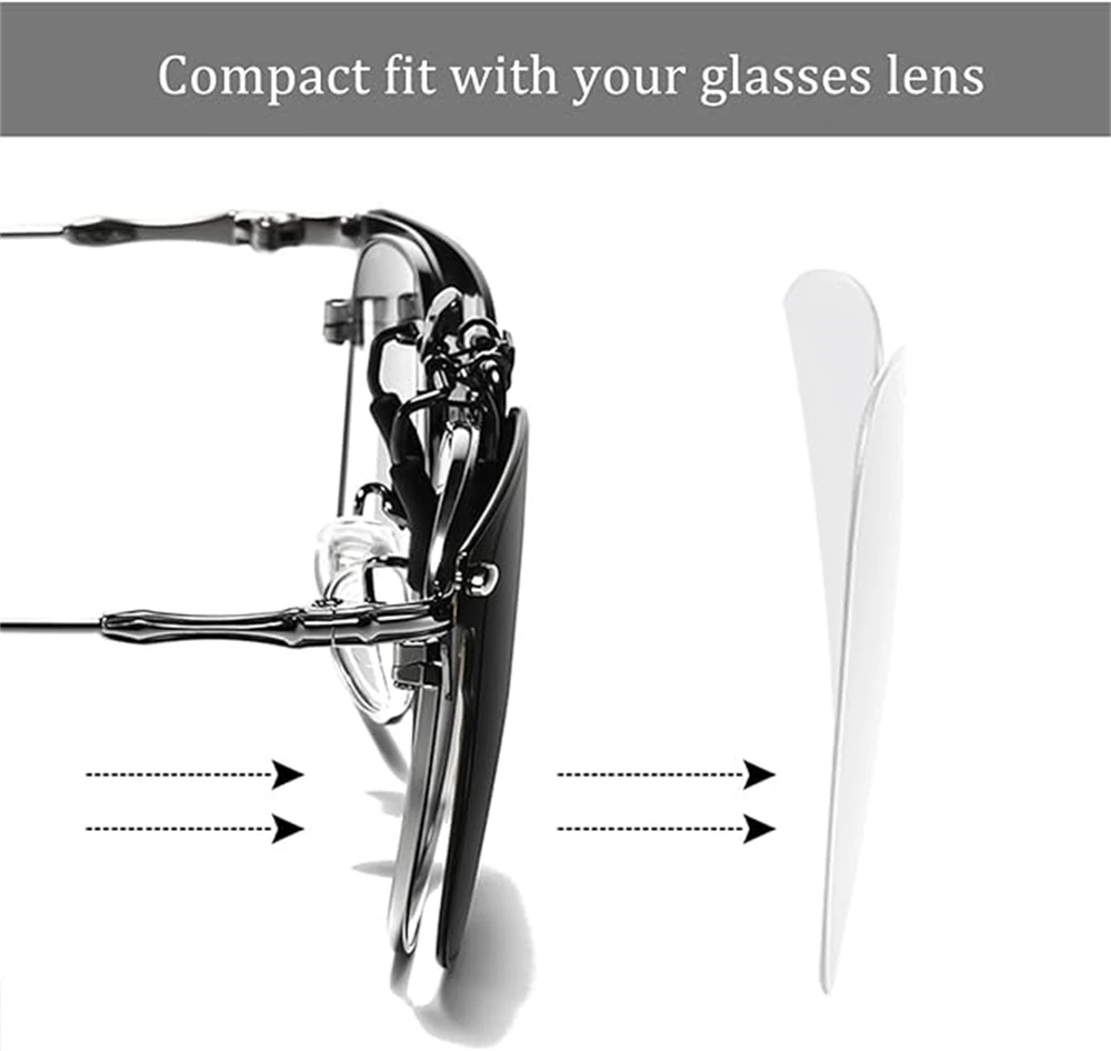 VIVIBEE 남성 편광 렌즈 선글라스에 클립을 뒤집기 여성 빅 사이즈 운전 선글라스 클립 2025 Trending Product