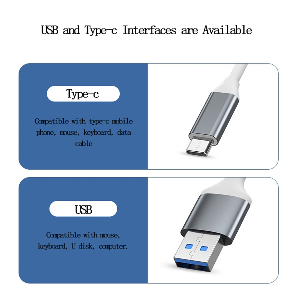 USB 3.0 허브 USB 허브 4 포트 고속 유형 c 분배기 5Gbps PC 컴퓨터 액세서리 멀티 포트 허브 4 USB 3.0 2.0 포트