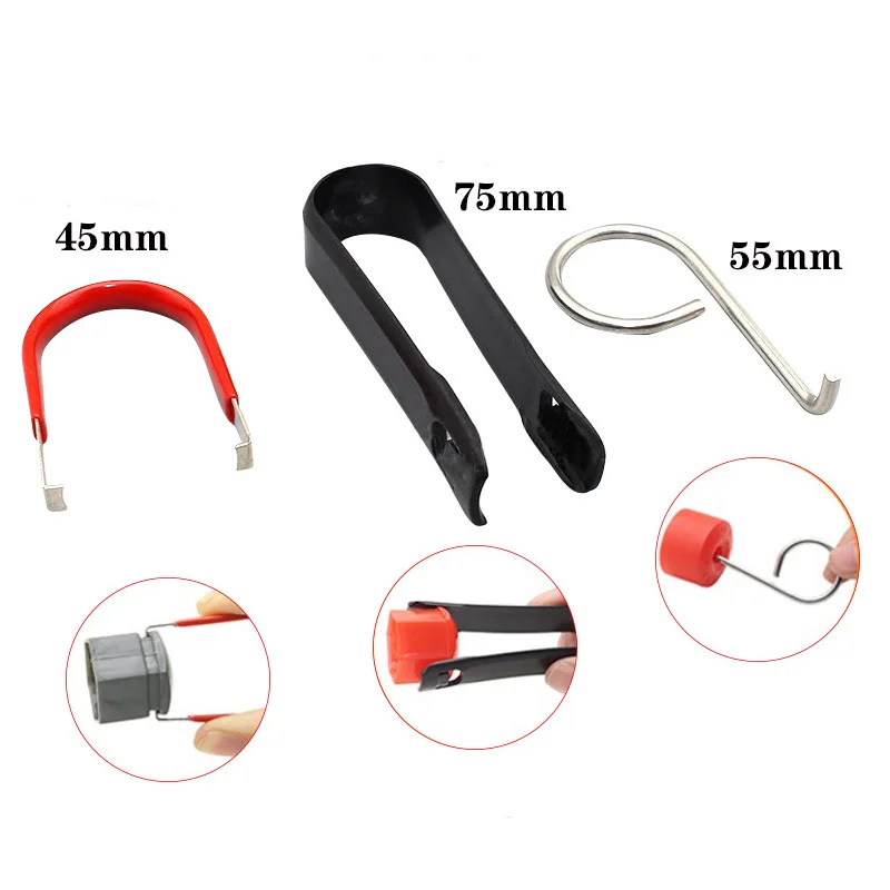 범용 자동차 트럭 휠 볼트 너트 캡 커버 추출기 제거 풀러 도구 핀셋 휠 수리 도구