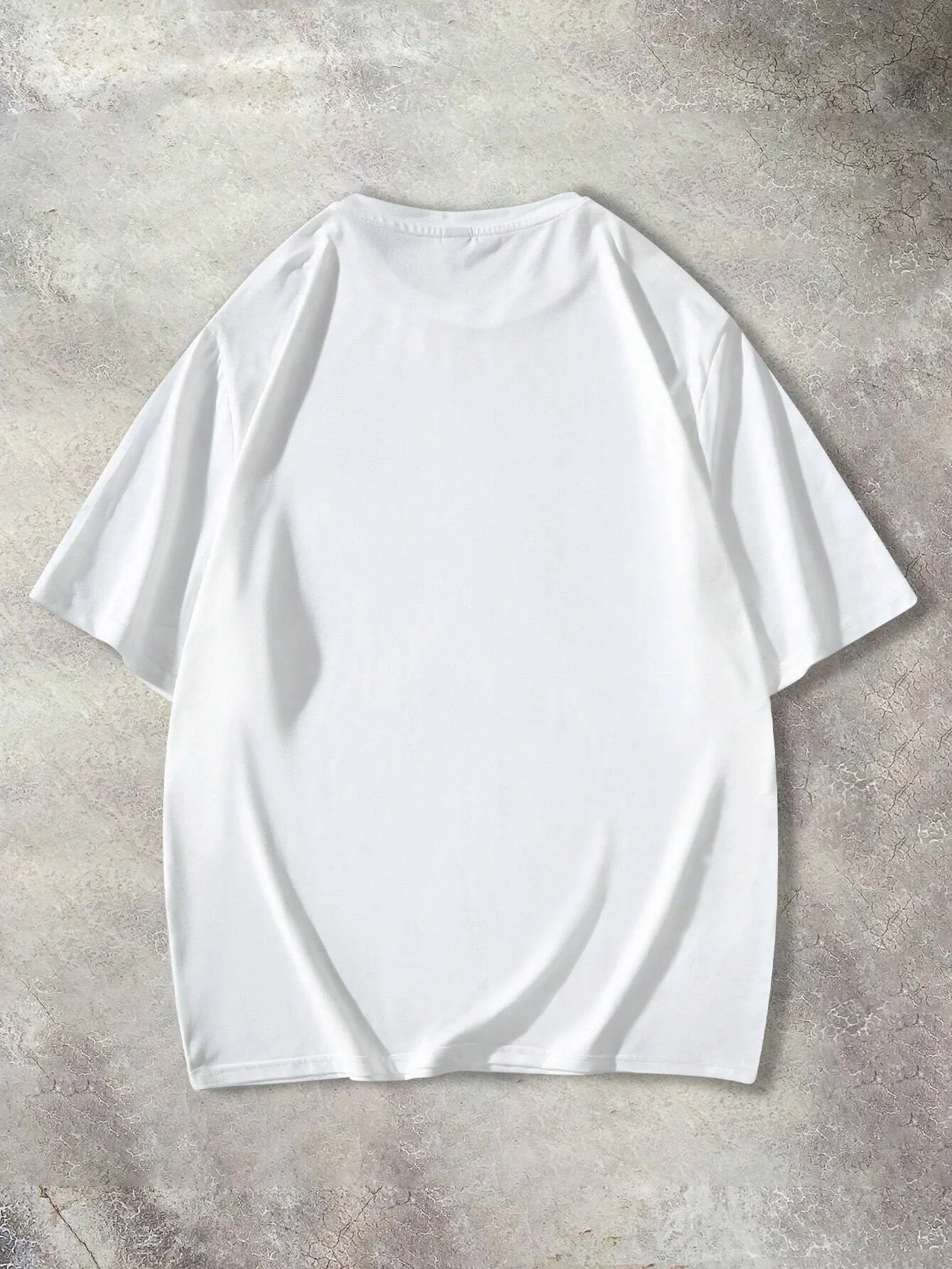 남성용 100% 순면 여름 루즈 사이즈 BE KIND 편지 만화 프린트 캐주얼 편안한 라운드 넥 반팔 티셔츠 탑