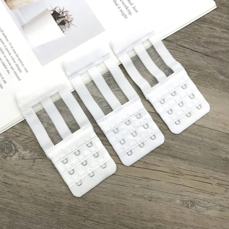 새로운 3 개/대 3 후크 브래지어 익스텐더 여성용 탄성 브래지어 확장 스트랩 후크 클립 확장기 조절 가능한 버클 친밀한 액세서리