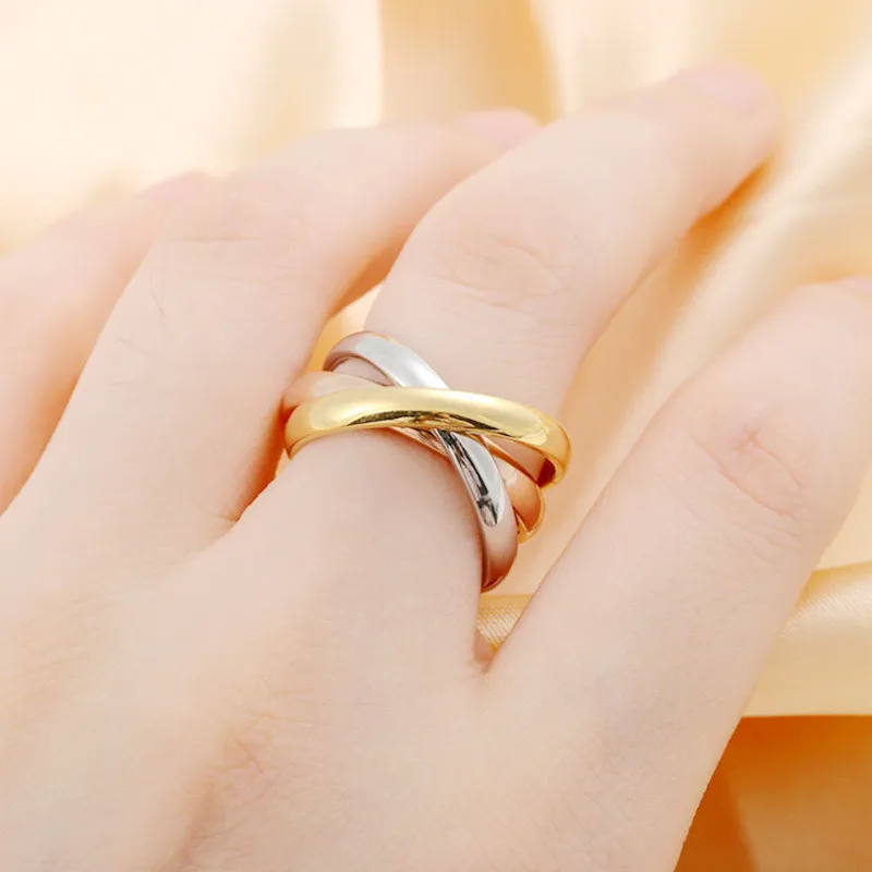 안티 스트레스 불안 Fidget Spinner 커플 반지 남성 여성을위한 자유롭게 보석을 회전 스테인레스 스틸 너클 반지 웨딩 Bague