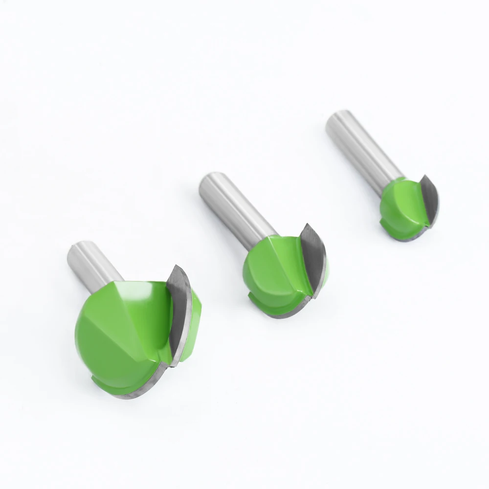 LAVIE 1pc 8mm 생크 볼 노즈 엔드 밀 라운드 노즈 코브 CNC 밀링 비트 반경 코어 박스 솔리드 카바이드 라우터 비트 도구 C08042