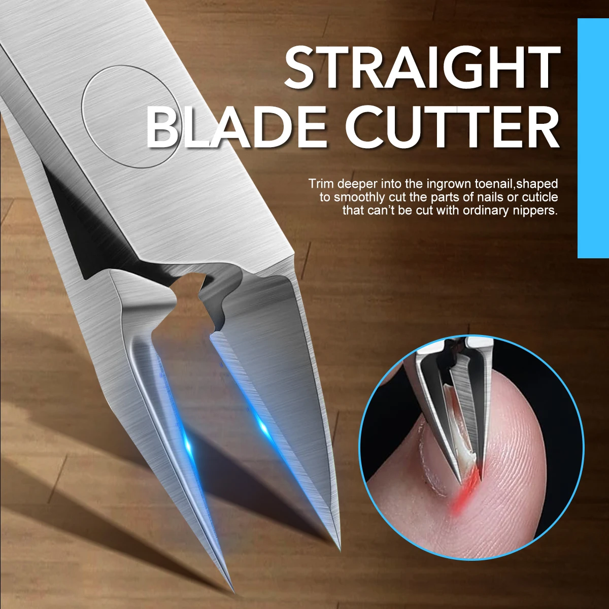 손톱깎이 큰 손톱 가위 독수리 펜치 페디큐어 펜치 손톱 써레 인레이 손톱깎이 독수리 입 손톱깎이