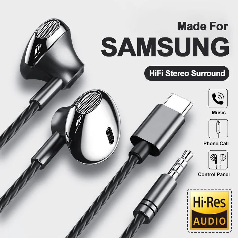 USB 유형 C 헤드폰 HiFi 베이스 스테레오 볼륨 조절 마이크 Galaxy S24 S23 S22 S21 Ultra iPhone 15 Pro Max 용 3.5mm 유선 이어버드 title=USB 유형 C 헤드폰 HiFi 베이스 스테레오 볼륨 조절 마이크 Galaxy S24 S23 S22 S21 Ultra iPhone 15 Pro Max 용 3.5mm 유선 이어버드 
