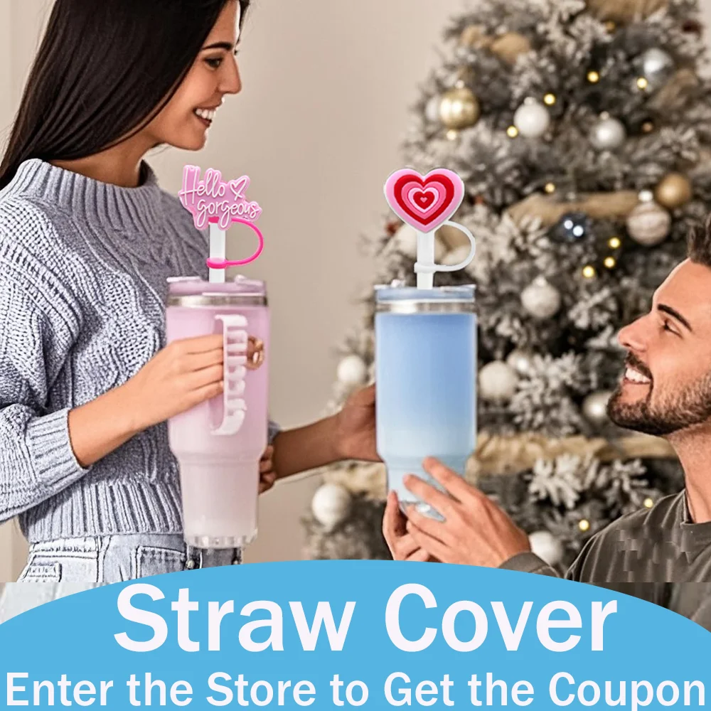 30 & 40Oz 마시는 컵 액세서리, 방진 밀짚 토퍼 Drinkware 플러그, 실리콘 밀짚 모자 재사용 가능한 5PCS 8mm 밀짚 커버 캡