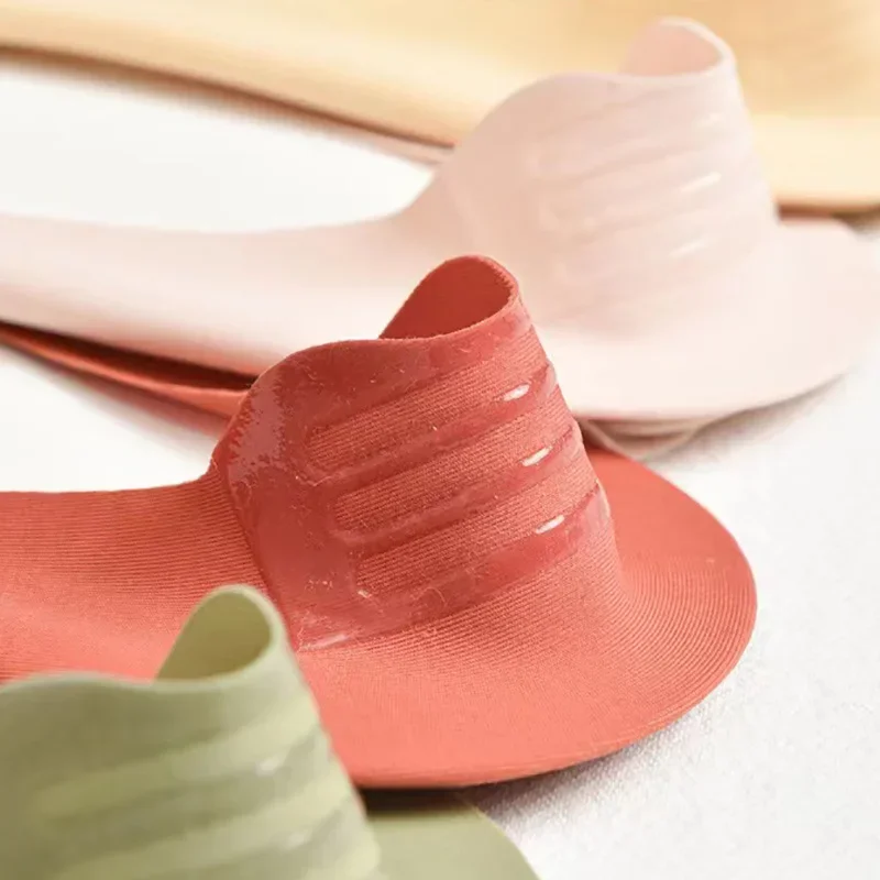 3 쌍 여성 양말 고품질 매칭 캐주얼 양말 여름 얇은 면화 바닥 미끄럼 방지 보이지 않는 낮은 짧은 양말 통기성