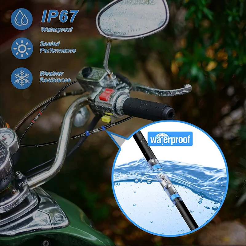 열 수축 커넥터 슬리브 튜브 터미널 전기 버트 스플라이스 와이어 커넥터 스플라이스 솔더 절연 전기 케이블