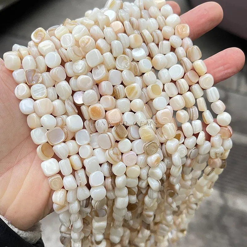 자연 쉘 비즈 불규칙한 모양 부드러운 비즈 쥬얼리 만들기위한 느슨한 스페이서 비드 Diy 귀걸이 목걸이 액세서리 결과