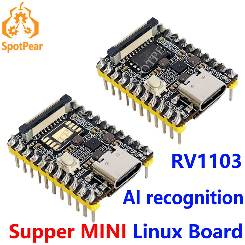 LuckFox Pico Mini Linux RV1103 Rockchip Supper MINI AI 보드 ARM은 Raspberry Pi Pico 보드보다 우수합니다.