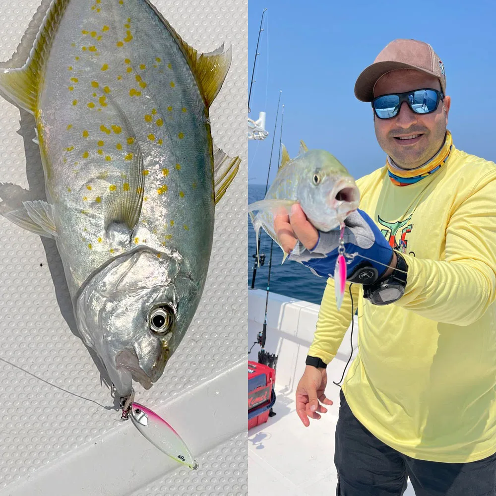 FSTK 새로운 글로우 낚시 루어 캐스팅 Tuna15g30g40g60g 느린 피치 지그 Sea Bass Salterwater 해안 인공 미끼 (보조 후크 포함)