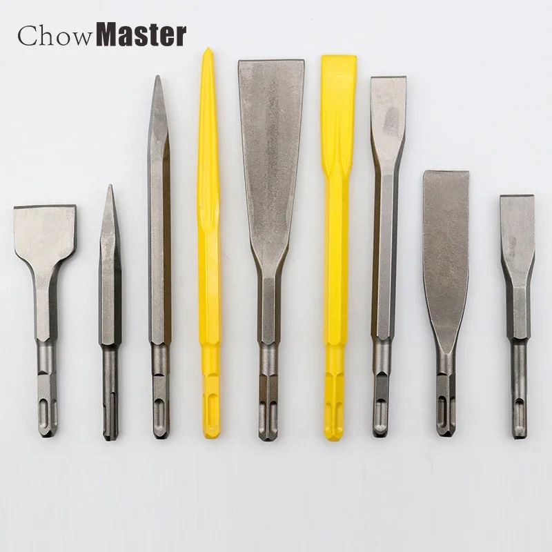 SDS PLUS 생크 포인트 플랫 와이드 플랫 전기 해머 치즐 비트 벽 콘크리트 임팩트 드릴 엘보 확대 드릴 비트