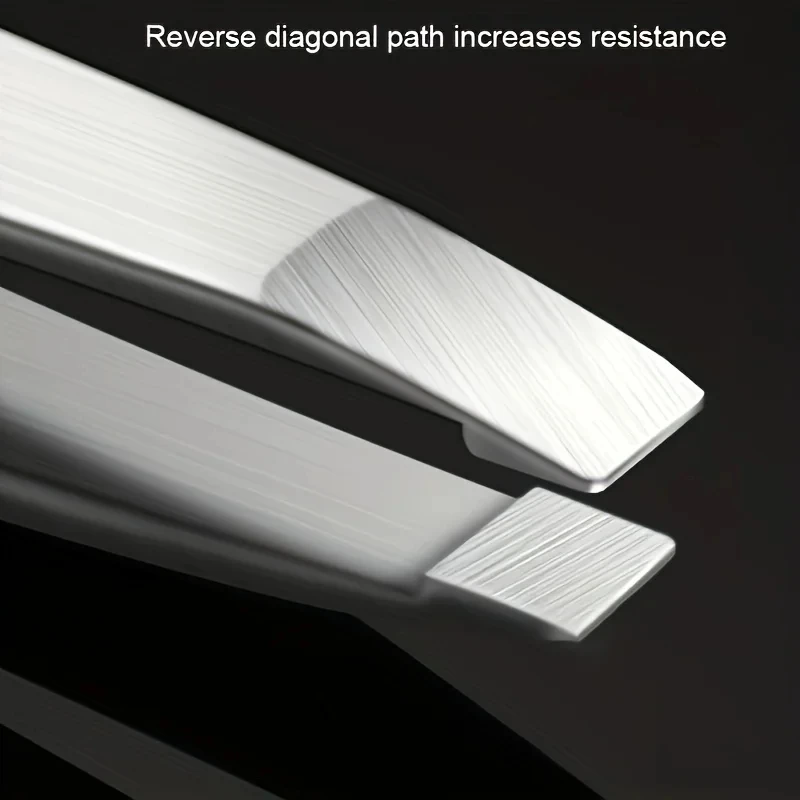 4피스 세트 전문 핀셋 세트 눈썹 제거에 완벽함 찌꺼기 제거가 매우 쉽고 편안합니다.