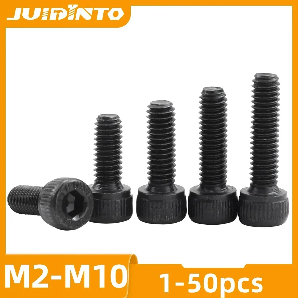 JUIDINTO 1-50pcs 육각 소켓 헤드 캡 나사 12.9 탄소강 알렌 나사 M2 M2.5 M3 M4 M5 M6 M8 M10 MTB 용 육각 캡 나사 볼트 title=JUIDINTO 1-50pcs 육각 소켓 헤드 캡 나사 12.9 탄소강 알렌 나사 M2 M2.5 M3 M4 M5 M6 M8 M10 MTB 용 육각 캡 나사 볼트 