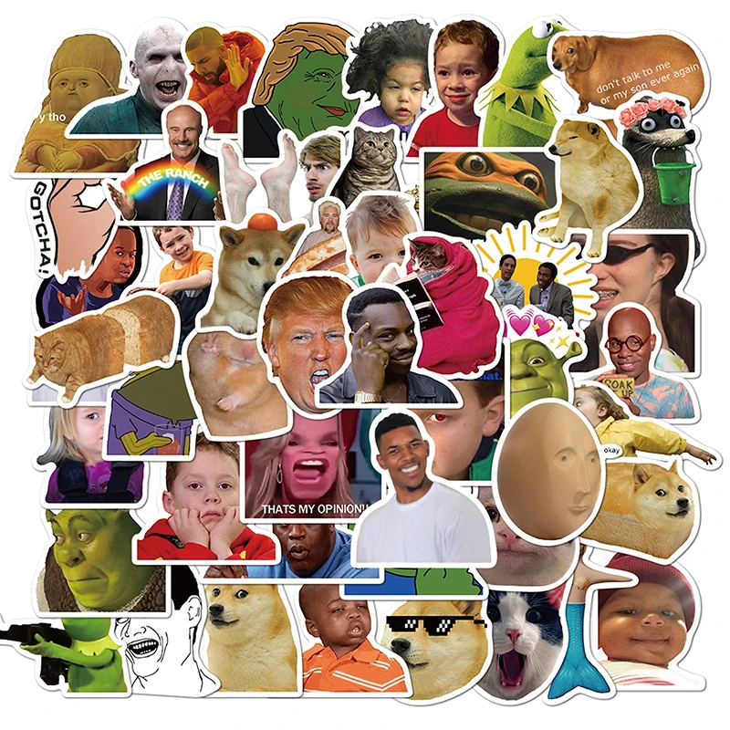 10/30/50PCS Kawaii 재미 있은 스티커 미적 어린이 PVC 스케치북 장식 Scrapbooking 학교 문구 용품 어린이를위한