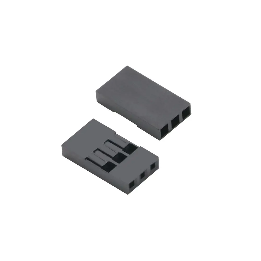 TJC8 Dupont 플라스틱 쉘 플러그 2.54mm 단일 행 Dupont 커넥터 1P/2P/3P/4P/5P/6P/7P/8P/9P/10P/11P/12P/20P 하우징 암 핀
