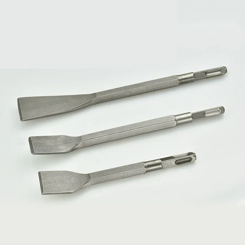 SDS PLUS 생크 포인트 플랫 와이드 플랫 전기 해머 치즐 비트 벽 콘크리트 임팩트 드릴 엘보 확대 드릴 비트