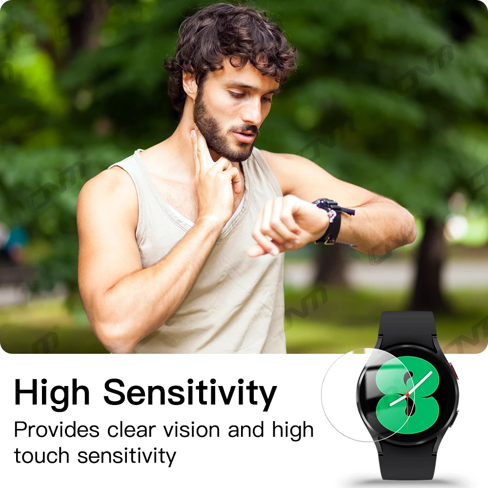 삼성 갤럭시 시계 7/6/5/4 용 9H 강화 유리 40/44mm 클래식 43/47mm 프로 화면 보호기 안티 스크래치 필름 액세서리