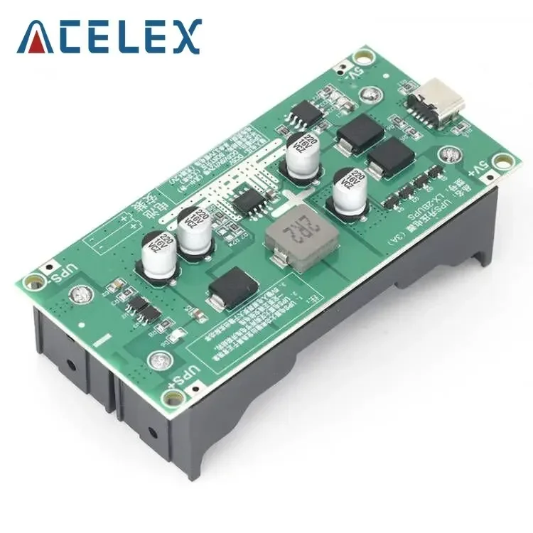 Type-C 15W 3A 고속 충전 UPS 전원 공급 장치/18650 리튬 배터리 충전기 모듈 DC-DC 스텝 업 부스터 컨버터 5V 9V 12V title=Type-C 15W 3A 고속 충전 UPS 전원 공급 장치/18650 리튬 배터리 충전기 모듈 DC-DC 스텝 업 부스터 컨버터 5V 9V 12V 