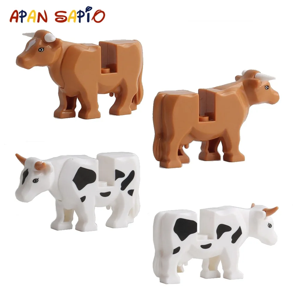 동물 빌딩 블록 모델 악어 표범 교육 게임 그림 아이들을위한 벽돌 장난감 어린이