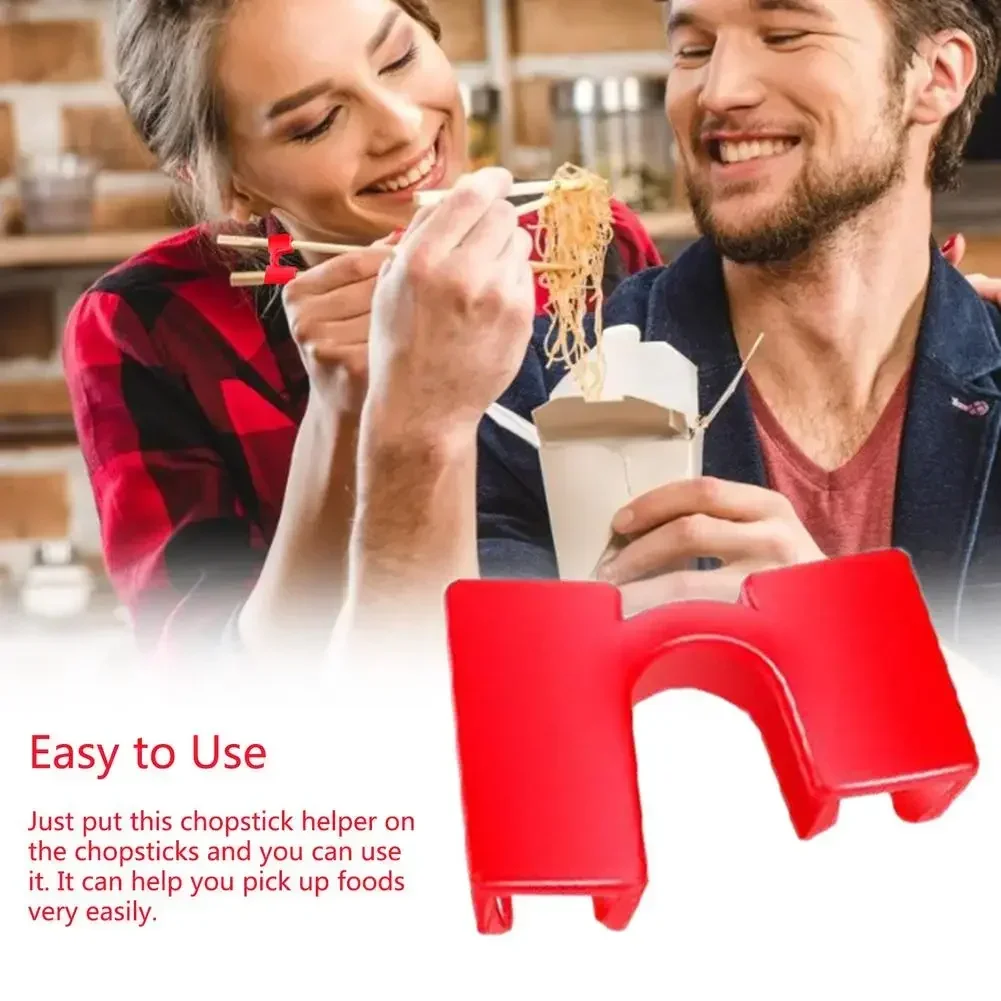 5/6/8PCS 재사용 가능한 젓가락 도우미 훈련 어린이를위한 중국어 젓가락 홀더 초급 트레이너 학습자 주방 식기