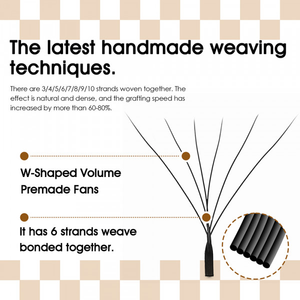 MASSCAKU Natural Look Matte Dark Black 4D 6D 10D W 스타일 속눈썹 모든 사이즈 프리미엄 벨벳 섬유 W 모양의 속눈썹 뷰티 살롱용