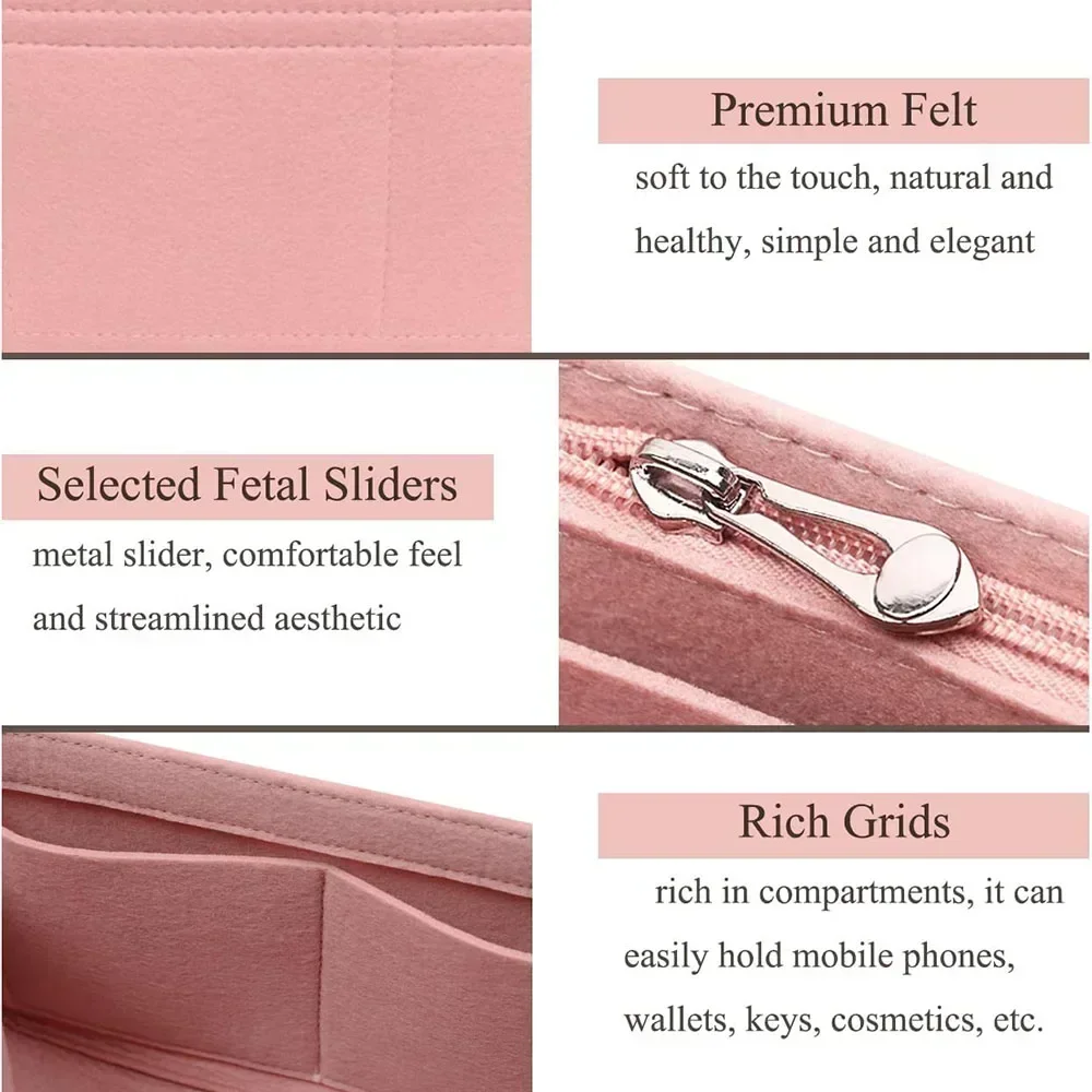 LONGCHAMP 미니 토트 용 가방 주최자 Timid Bag 보관 및 마무리 내부 가방 라이너 핸드백 삽입 주최자 맞춤 미니 사이즈