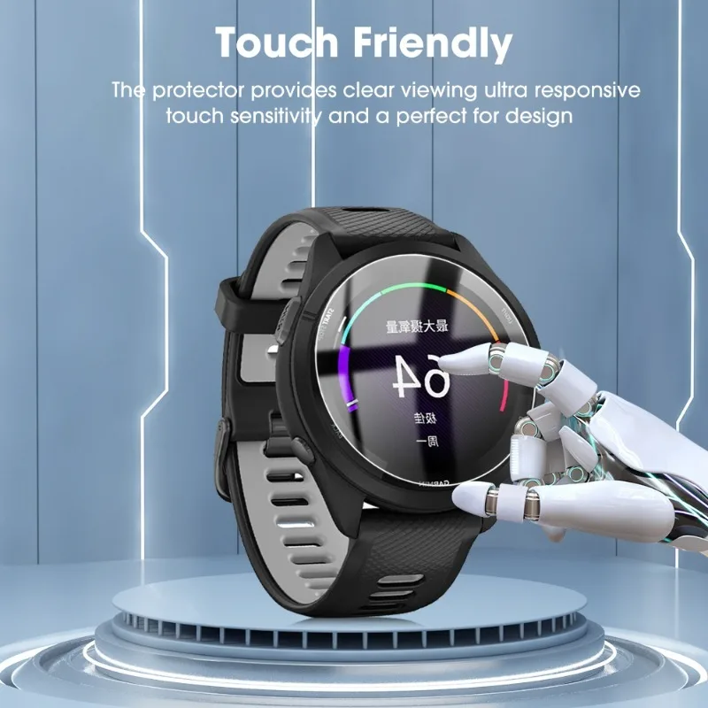 Garmin Forerunner 용 강화 유리 165 955 965 220 225 230 235 255s 735XT 620 630 935 945 시계 HD 투명 스크린 보호 필름