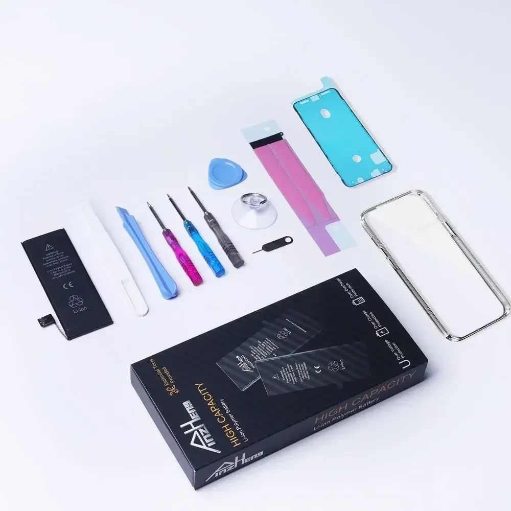 PINZHENG 아이폰 X XR XS 11 12 13 미니 프로 맥스 프로맥스 교체용 대용량 배터리, 1 년 보증