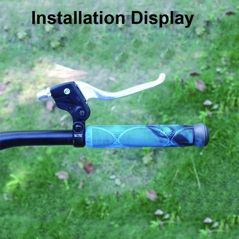 길이 스쿠터 자전거 그립 고무 MTB 핸들 바 그립 부드럽고 편안한 자전거 핸들 커버 미끄럼 방지 사이클링 커프스 내구성 부품