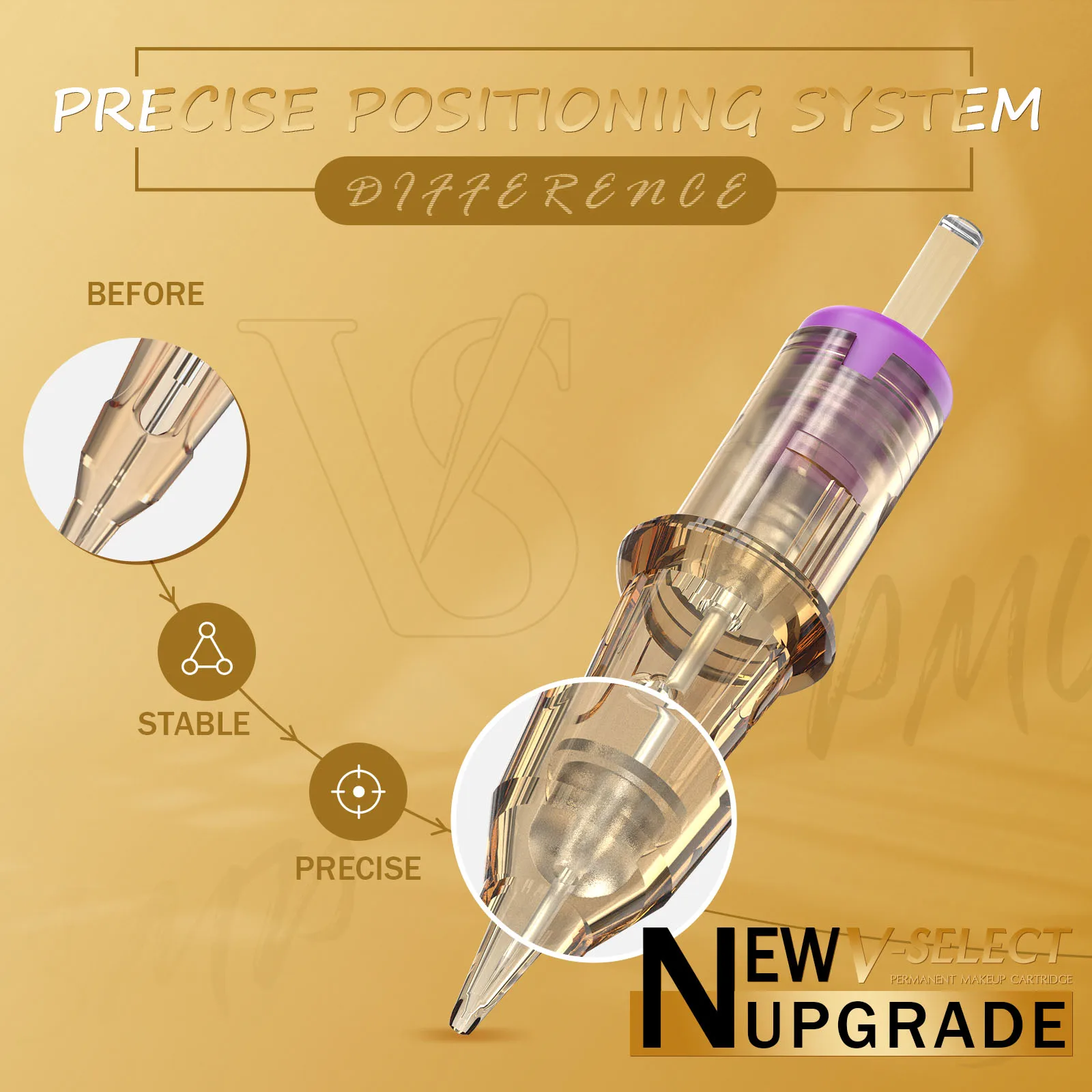 EZ 카트리지 문신 바늘 SMP PMU V 선택 Micropigmentation 영구 메이크업, 속눈썹 입술 눈썹 마이크로블레이딩