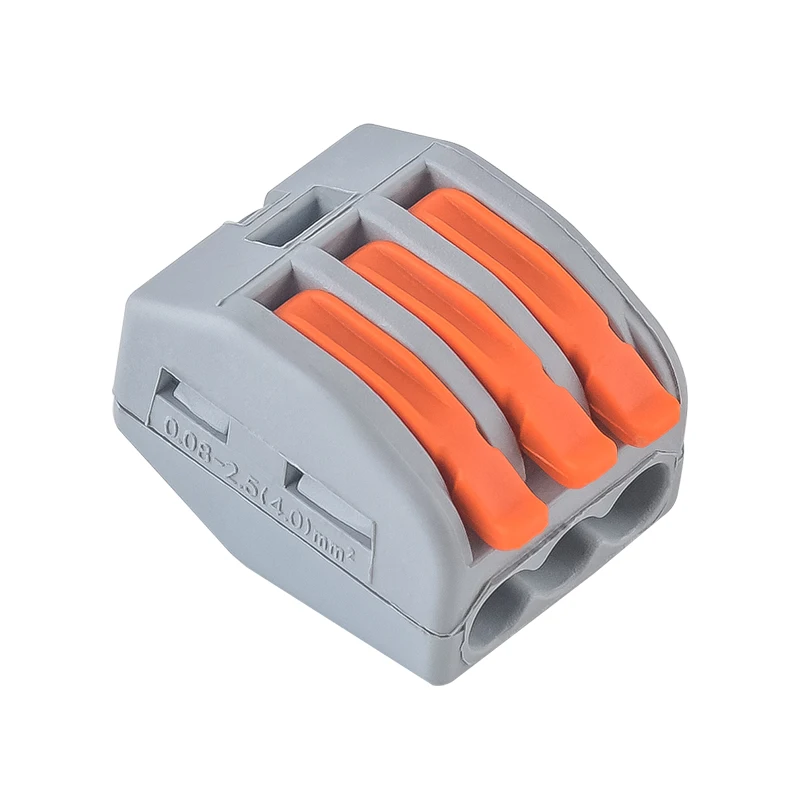 JINH 50 Pcs CMK 41 레버 와이어 퀵 커넥터 3 4 5 포트 클램프 전기 케이블 홈 터미널 블록 0.08-4mm²/ 28-11AWG