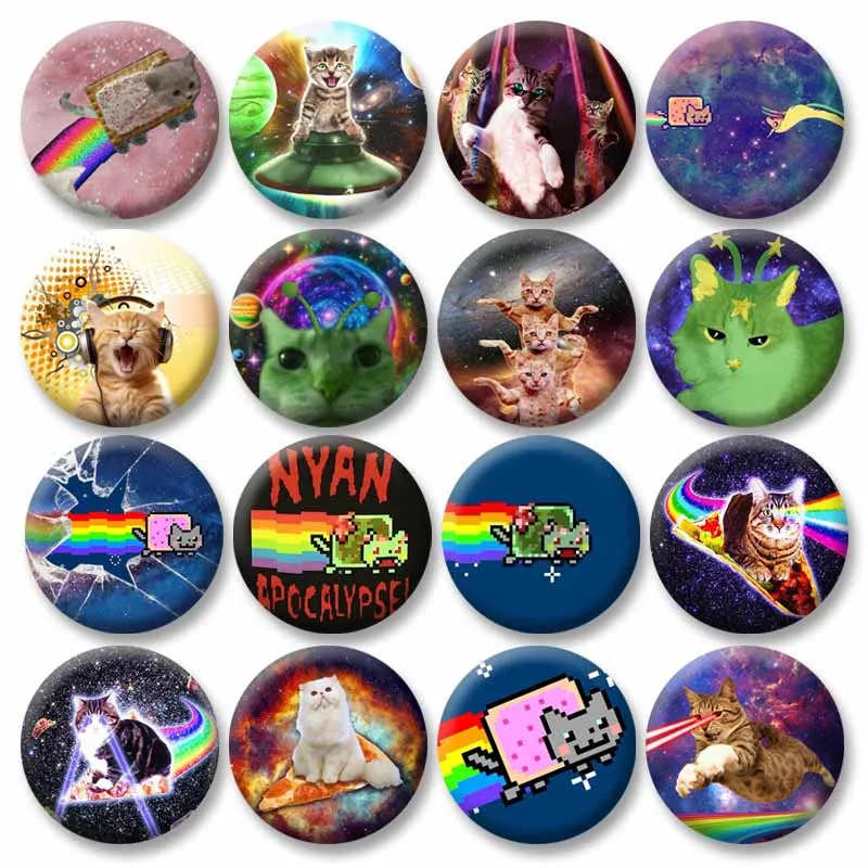 재미 있은 무지개 외계인 고양이 에나멜 핀 의류 가방 액세서리 브로치 만화 공상 과학 배지 쥬얼리 어린이 친구를위한 선물 title=재미 있은 무지개 외계인 고양이 에나멜 핀 의류 가방 액세서리 브로치 만화 공상 과학 배지 쥬얼리 어린이 친구를위한 선물 