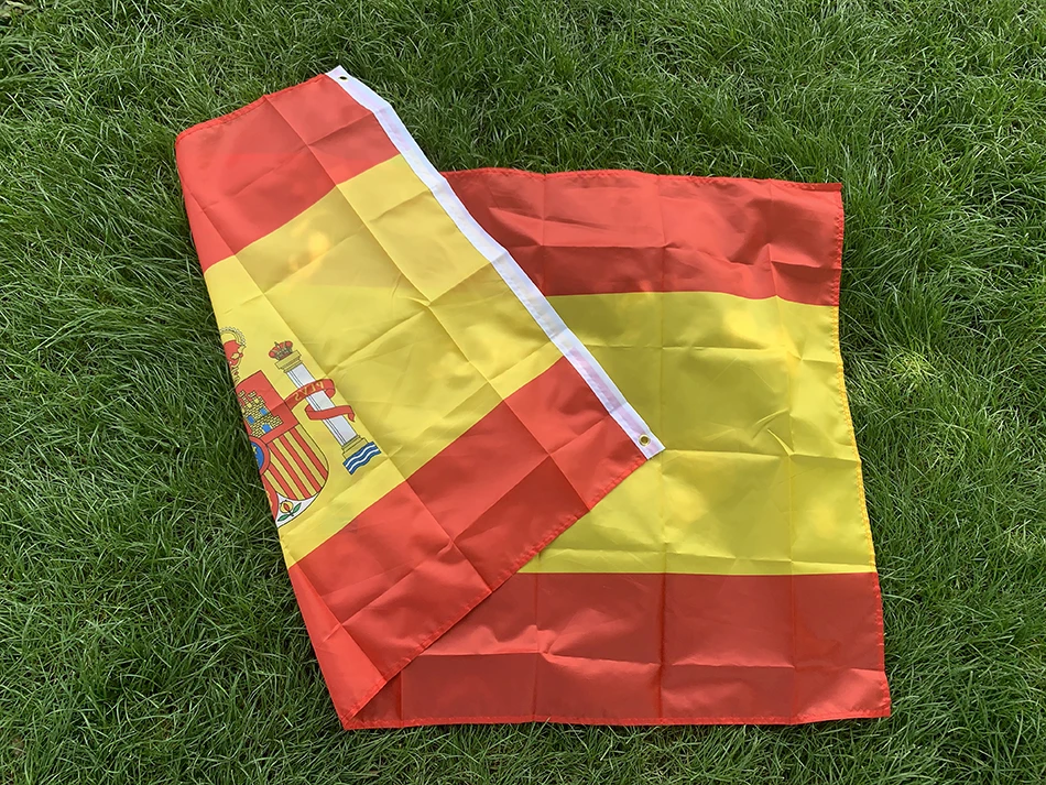 SKY FLAG 90x150cm 스페인 국기 3x5 피트 ES Espana 스페인 국기 슈퍼 폴리 축구 플래그 실내 옥외 축하 큰 플래그