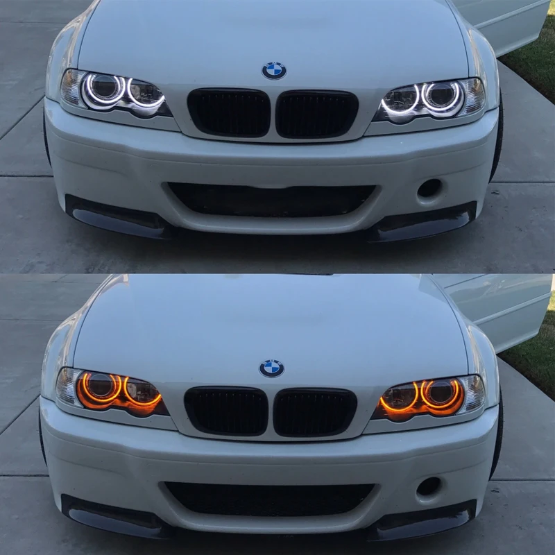 BMW 3 시리즈 E46 316i 318i 320d 323i 328i 330i 325xi 330d 1998-2005 우수한 LED 코튼 엔젤 아이 링 주간 조명