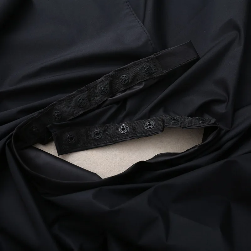 사용자 정의 로고 방수 살롱 미용사 이발 커버 컬러 헤어 먼지 방지 앞치마 스타일링 천 이발소 앞치마 케이프