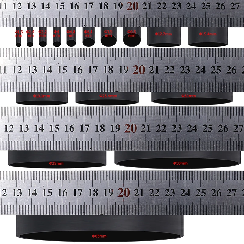 1m 3:1 열 수축 튜브 접착제 직경 1.6~50mm 방수 이중 벽 접착 폴리올레핀 슬리브 라인 와이어 케이블 보호기