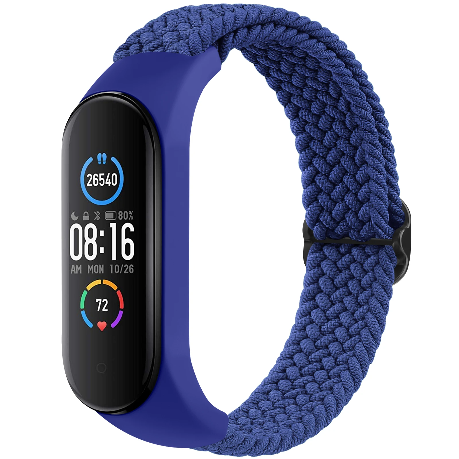 Xiaomi Mi Band 7 6 5 4 3 용 땋은 시계 밴드 Amazfit Band 5 밴드 교체 팔찌 용 스트랩 탄성 조절 식 손목 밴드 title=Xiaomi Mi Band 7 6 5 4 3 용 땋은 시계 밴드 Amazfit Band 5 밴드 교체 팔찌 용 스트랩 탄성 조절 식 손목 밴드
