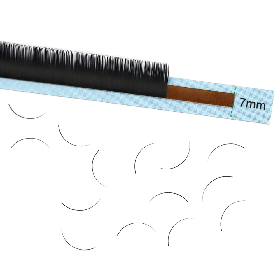 RUJADE 하단 속눈썹 5mm 6mm 7mm 8mm 속눈썹 아래 짧은 크기 낮은 속눈썹 자연 거짓 개별 속눈썹 확장
