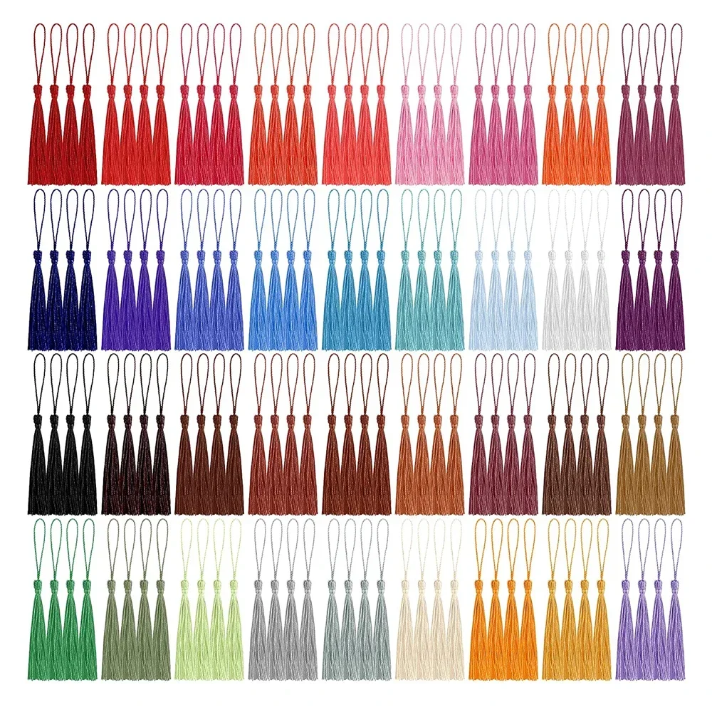 100 개/몫 13cm 술 실크 프린지 실키 치실 북마크 Tassels DIY 공예 보석에 대 한 미니 Tassels 기념품 북마크 만들기 title=100 개/몫 13cm 술 실크 프린지 실키 치실 북마크 Tassels DIY 공예 보석에 대 한 미니 Tassels 기념품 북마크 만들기 